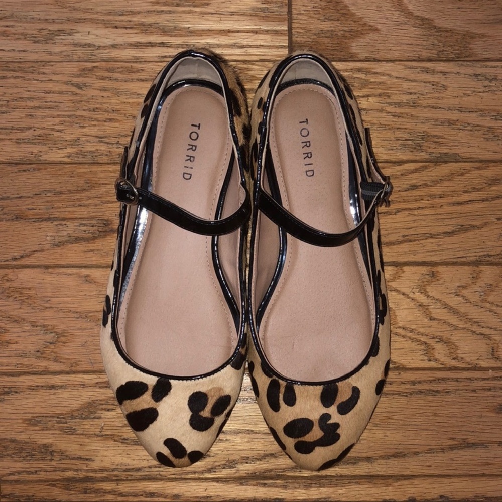 Torrid leather flats